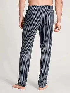 Классические пижамные брюки прямого кроя синего цвета Calida 29383c748